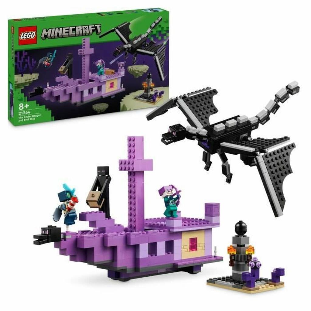 Construction Set Lego Minecraft Multicolor