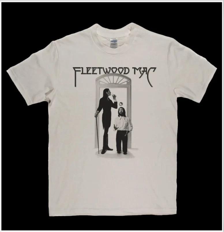 Fleetwood Mac 1975 Album T-Shirt, Schweres weißes Baumwoll-T-Shirt, Größe S bis 5XL