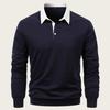 Men S Long Sleeve Polo Shirt Casual European Size High Quality Autumn