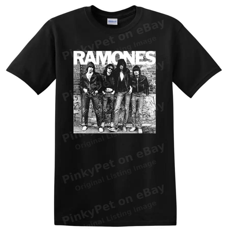 Ramones Punk Rock Band Grafik T-Shirt Musikfan Vintage Retro Stil Konzert-T-Shirt