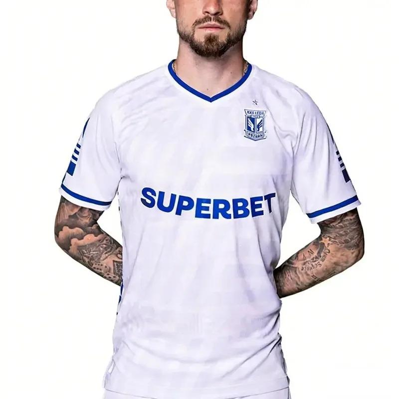 

New 2026 Latest Polish Super Football Men s Jersey Poland KKS Lech Poznań Quick Drying Soccer Kids Sports Training Fans T-shirt L