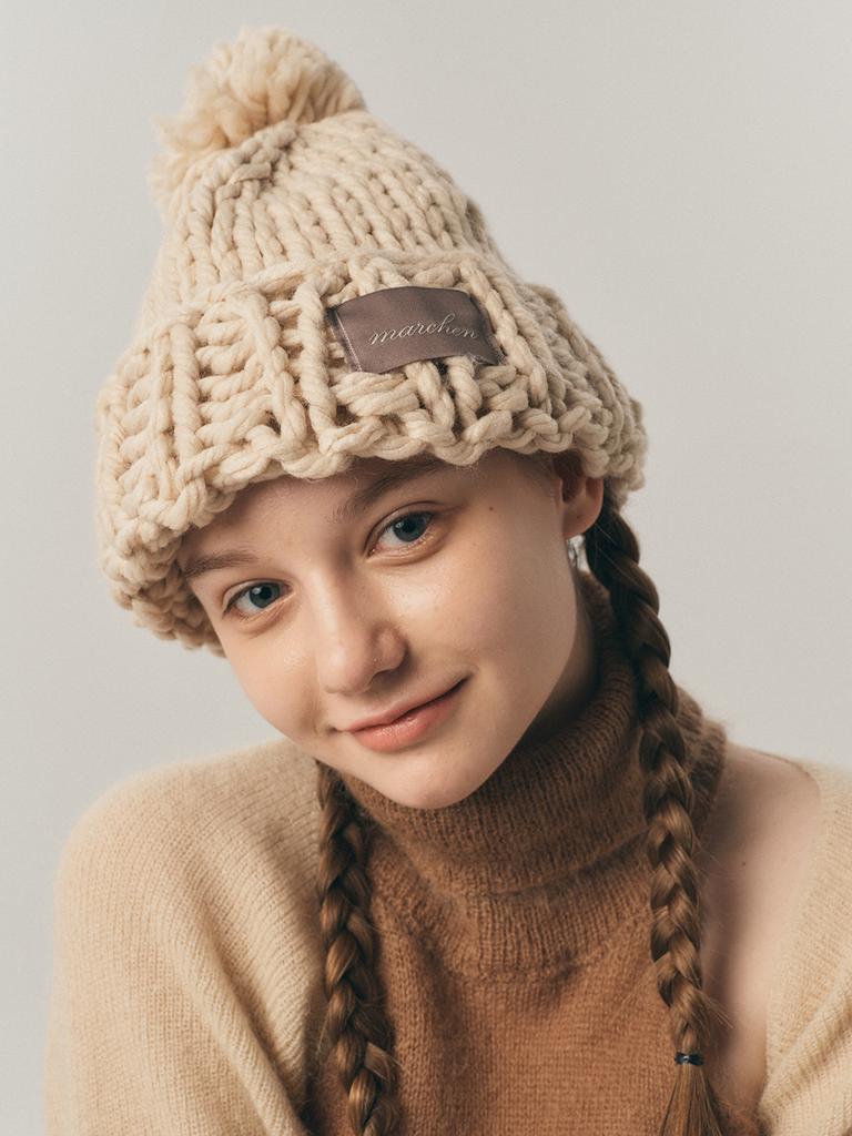 Meleuhen Loop Knit Chunky Hat_6Color