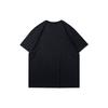 Li-Ning Logo Embroidered Crew Neck Loose Short Sleeve T-Shirt Men Tops Black AHSR753-1