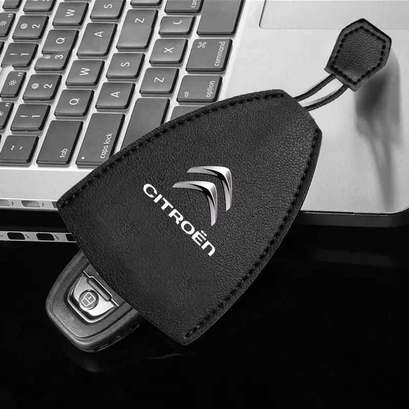Fashion Car Key Chain Storage Bag Split Car Key Case Key Case For Citroen C1 C2 C3 C4 C5 C6 C8 C4L DS3 DS4 DS5LS DS6 Accessories