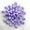 8/10/12mm Round Resin Beads Stripe Spacer Beads for Jewelry Making Children Handcraft Department DIY Bracelet Accessories