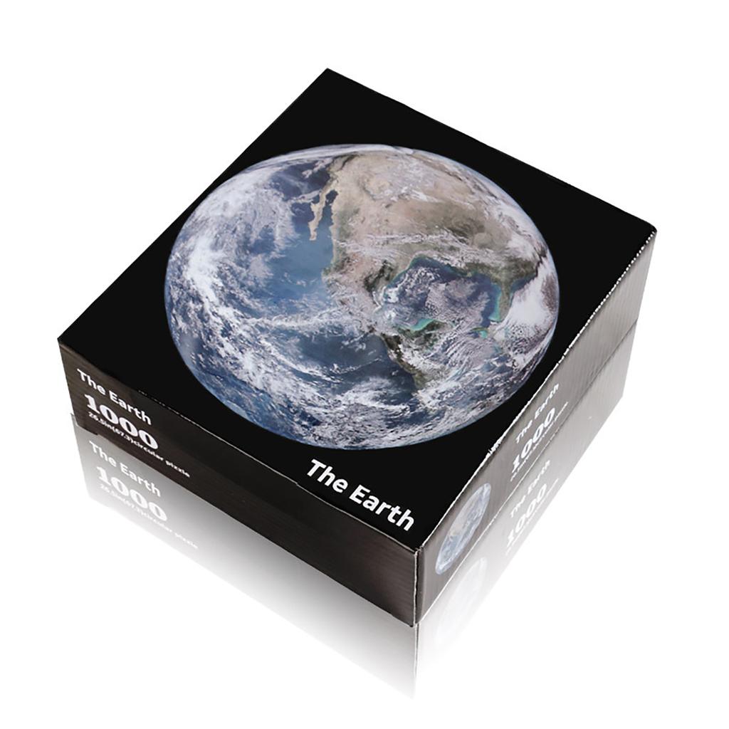 Adult 1000 Piece Puzzle Rainbow Earth Moon Decompression 3D Plane Puzzle Decoration