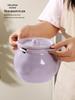 Double-eared Heat-resistant Ceramic Lard Jar with Lid, for Kitchen Oil and Chili Storage.