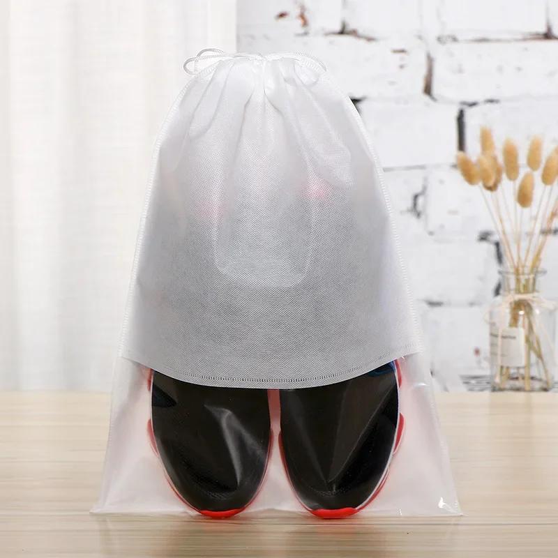 20 Stück Reise-Schuhtaschen Staubdichte Kordelzug-Aufbewahrungstaschen Vliesstoff-Beutel Schuh-Organizer Reise-Schuhbeutel-Organizer Tragbar