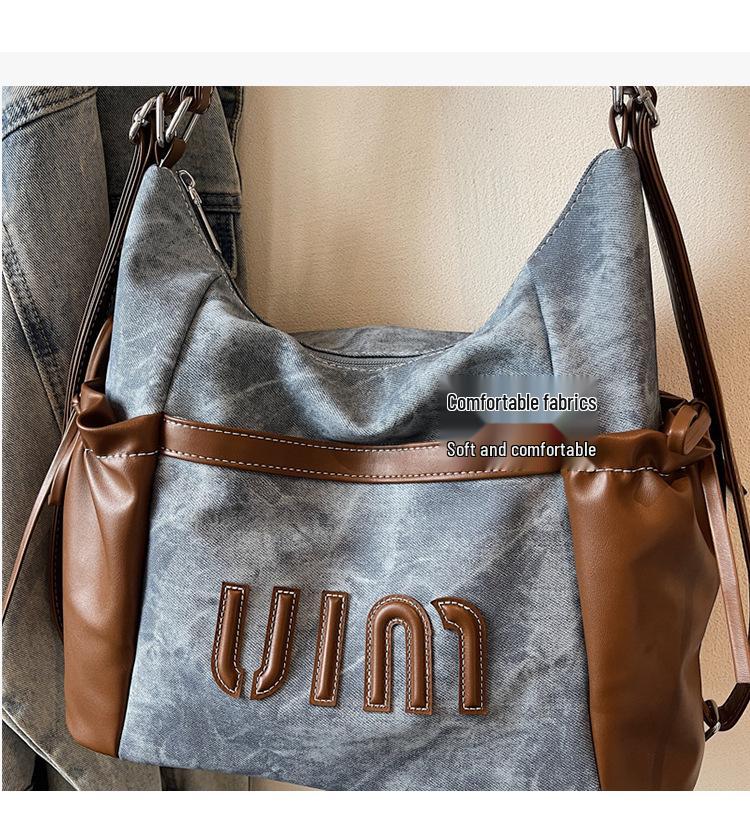 Damen Retro Minimalistisch Großvolumige Tragetasche - High-End Outdoor Lässige Schulterhandtasche