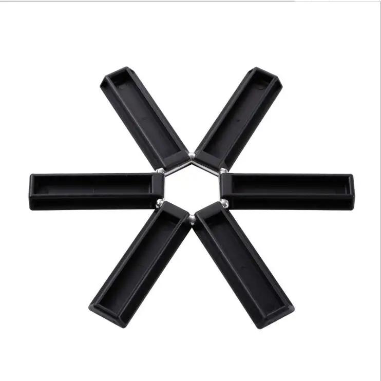 Creative Folding Pot Mat Plastic Heat Resistant Placemat Anti-scald Non-slip Placemat