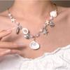 Zinc Zinc Alloy Ocean Themed Necklace Sweet Cool Chain Necklace Aesthetic Shell Pearl Choker  Vacation