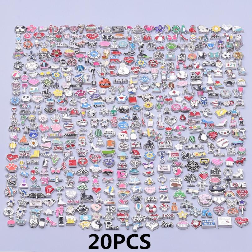 Mixed Pendants Enamel/Bracelet Charm Trinkets Flower Pendant For Jewelry Making DIY Materials Wholesale Items For Resale In Bulk