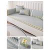 Summer Sleeping Mat Sofa Cushion Cooling Mat for Summer Popular Solid Wood Leather Sofa Cover Slipcover Full Covered Cushion