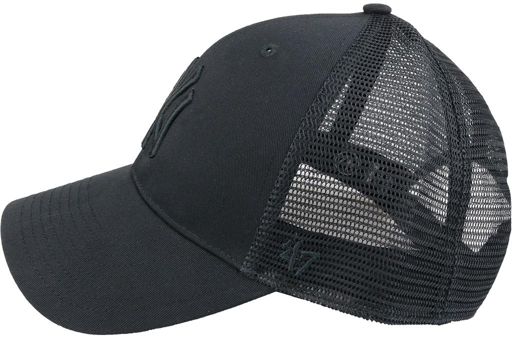 47 BRAND MLB New York Yankees Branson Cap, Unisex Black Cap