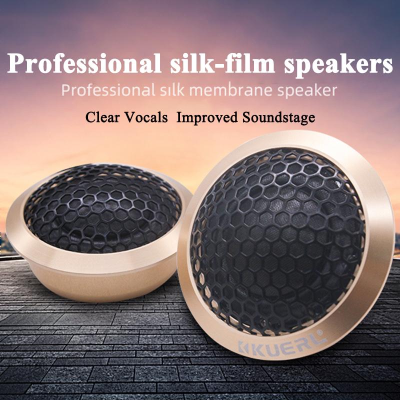 1.5 Inch Car Speakers 120W 4Ohm Car Tweeter Audio Aluminum Shell Car Audio Modification Frequency Automotive Speaker Car Tweeter