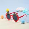 Cartoon Sunglasses Strawberry Pineapple Fruit Shaped Party Sun Glasses Funny Po Booth Props for Summer Hawaiian Supplies
