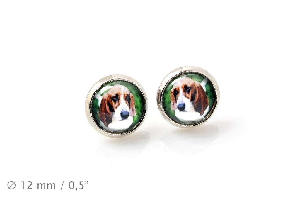 Basset Hound - earrings your photo handmade, own photo, jewelry from the Art.-Dog brand