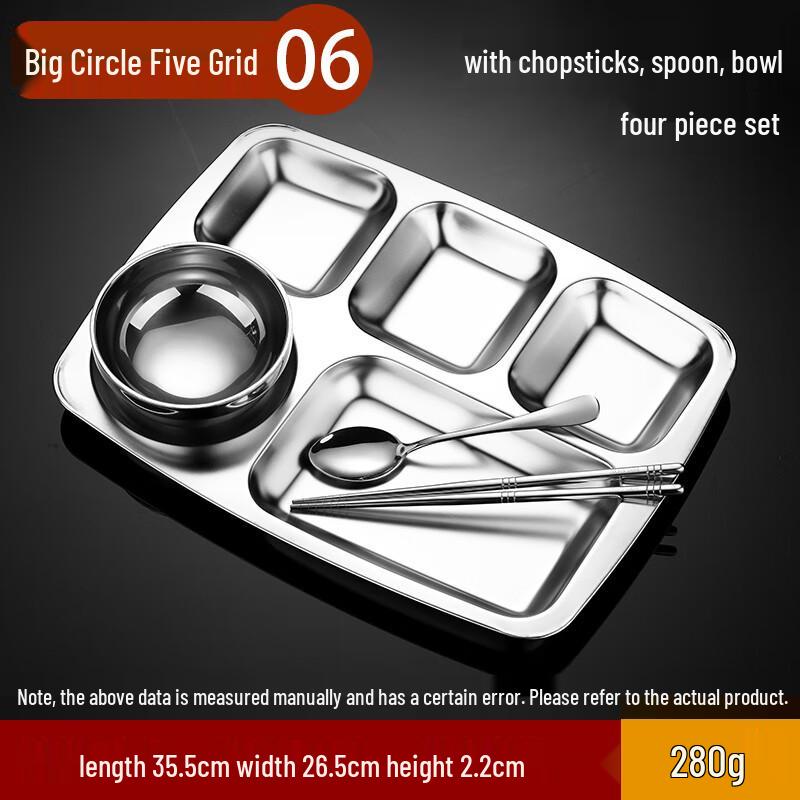 

Morona Stainless Steel Divided Lunch Tray