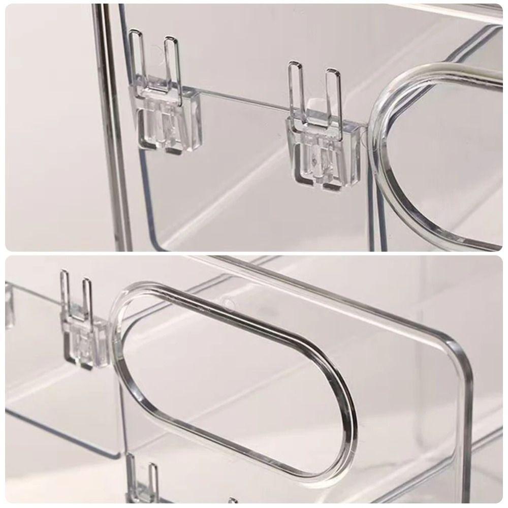 Transparent Cosmetic Storage Box Large Capacity Skincare Storage Stand  Store Display