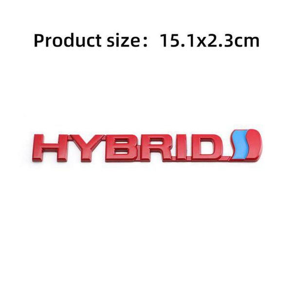 Car Sticker Emblem Auto Badge Decal for Hybrid Synergy Drive Letter Prius Camry Rav4 Crown Auris Honda Focus Toyota Styling