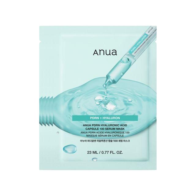 Anua PDRN Hyaluronic Acid Capsule 100 Serum Mask Bundle Set