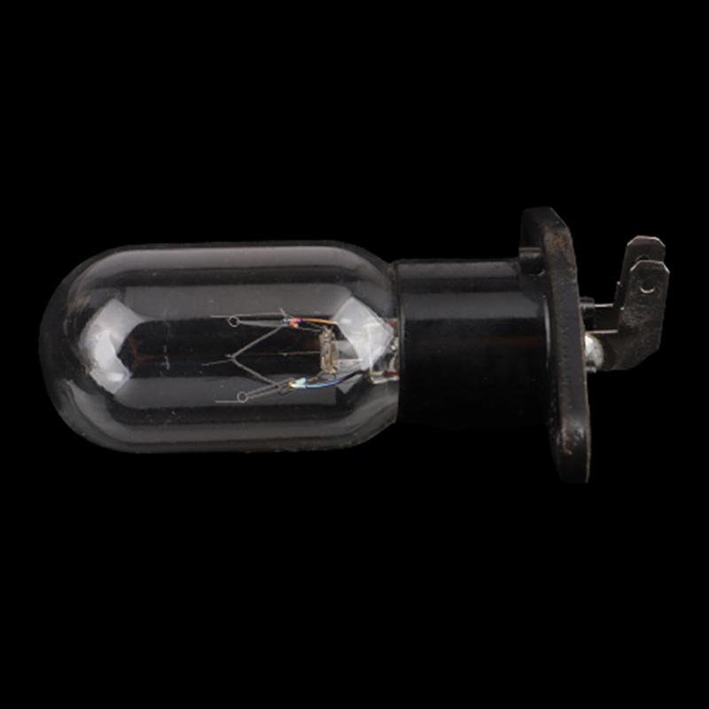 1 Stück 4,8 mm Sockel mit gebogenem Fuß 220 V 15–20 W Mikrowellenherd-Glühbirne mit Halter