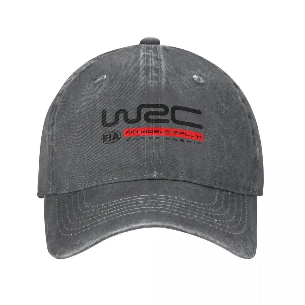 WRC World Rally Championship Men Baseball Cap Auto Racing Distressed Washed Caps Hat Running Golf Unstructured Soft Snapback Cap