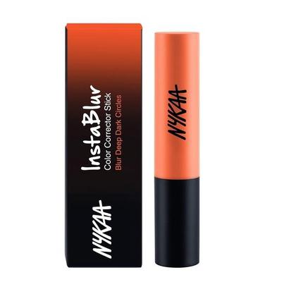 Nykaa Instablur Color Natural Full Korektor ve formě tyčinky - Oranžová,, (1 Počet)
