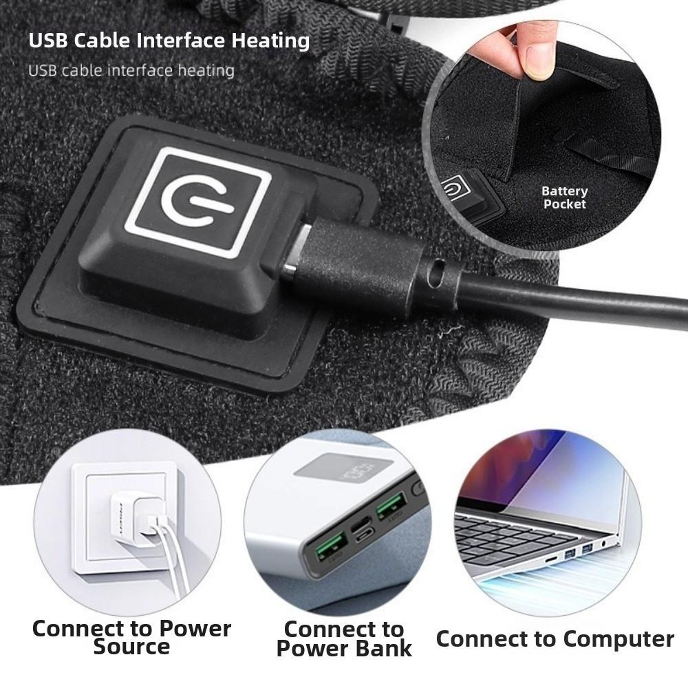 Soft Neck And Shoulder Heating Pad USB Heating Electric Warmer Shawl Heating Neck Wrap  Home