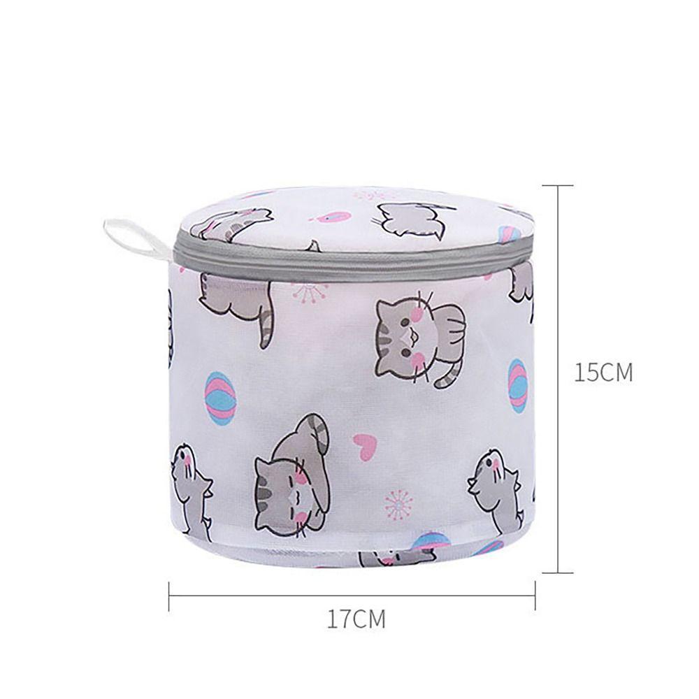 Cat Print Washing Bag Large Capacity Storage Bags Convenient Laundry Basket  Household