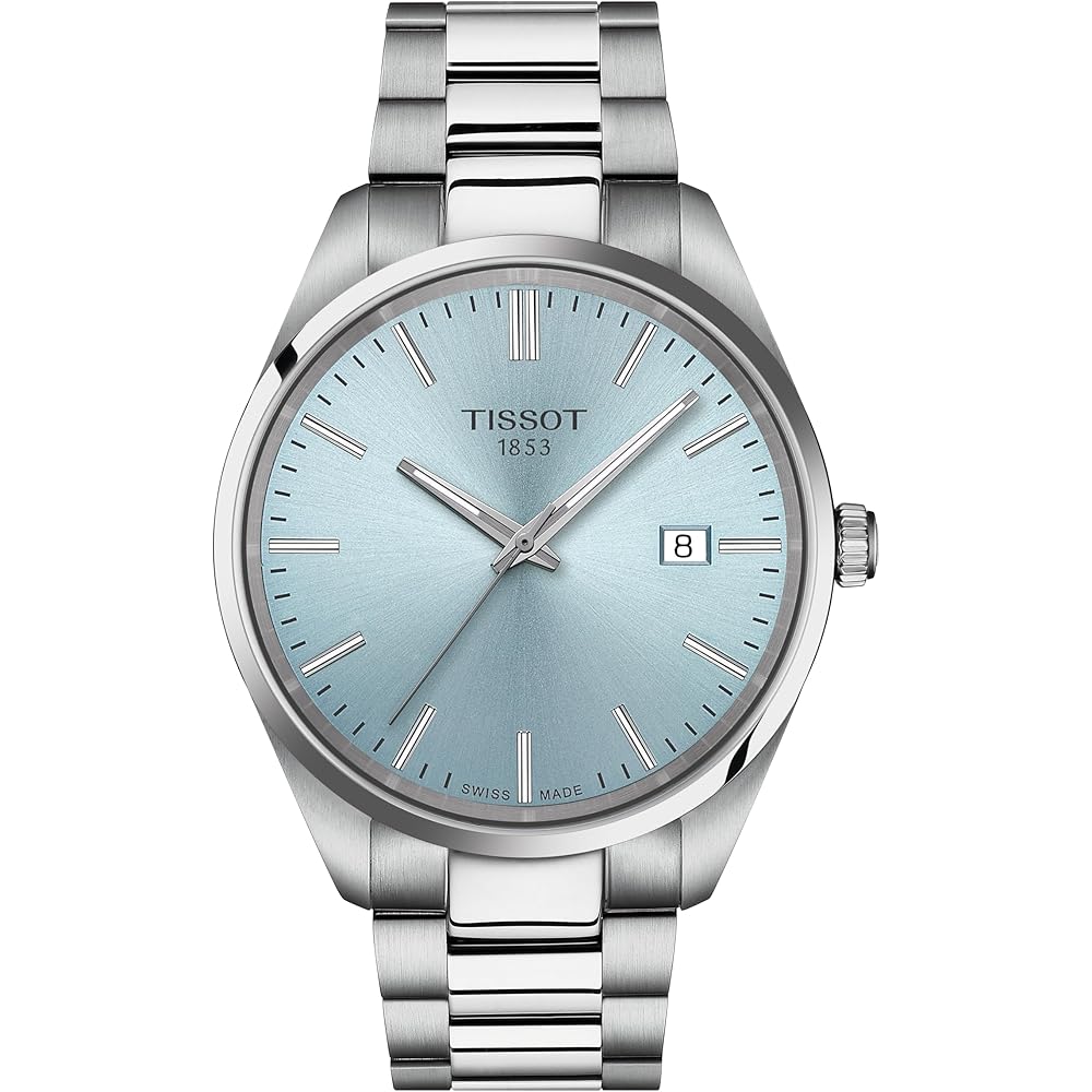

Чоловічий годинник Tissot PR 100 Quartz 40мм, T1504101135100, Циферблат кольору крижаної сини