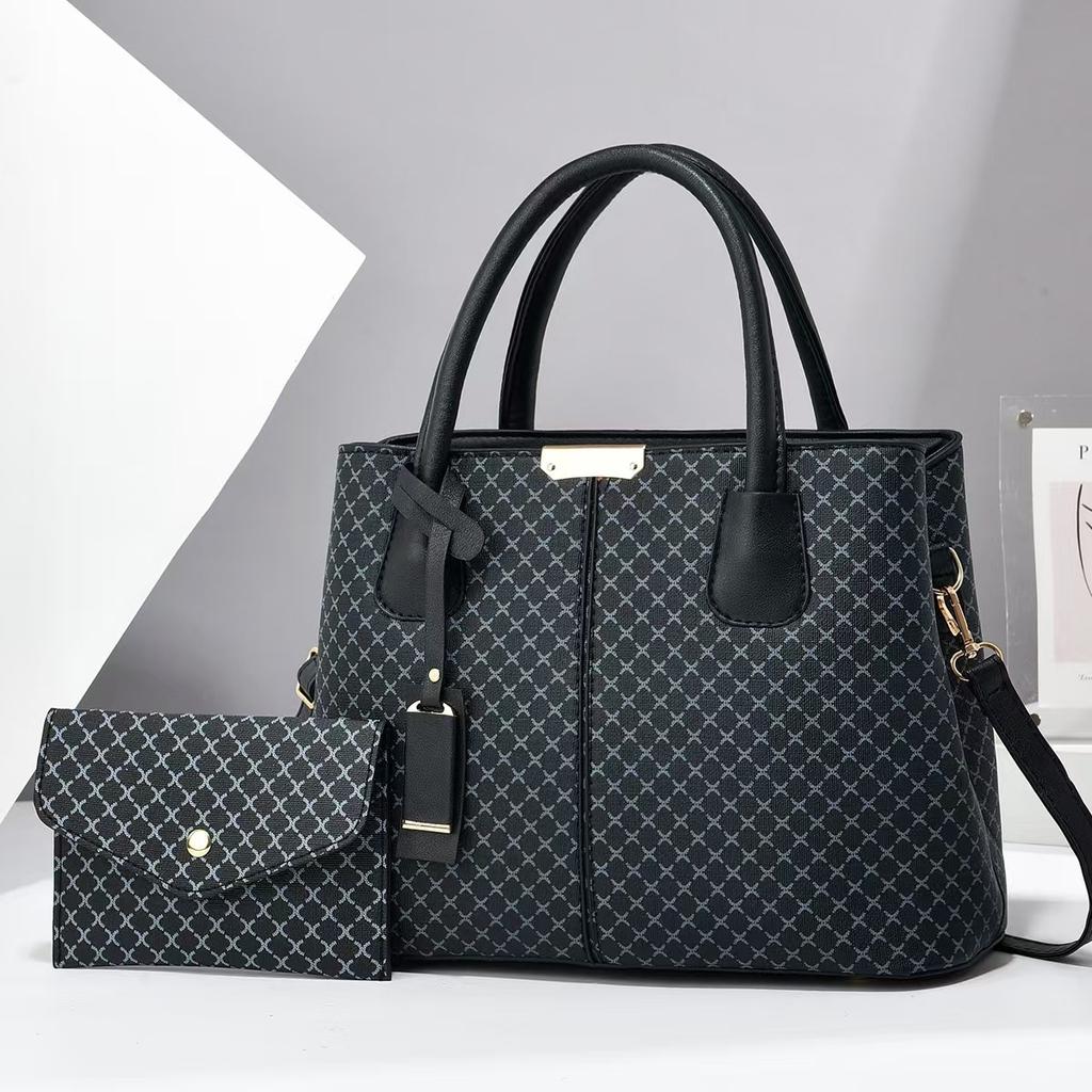 Women's bag new retro printing handbag Mother and child bag Large capacity shoulder bag Crossbody bag