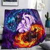 Naruto Print Flannel Blanket, Ultra Soft High Quality All Seasons Warm Throw, Home Decor Cozy Blanket, Perfect Christmas Gift