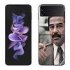 Etui Fashion Saddam Hussein Iraq Arabic Phone Case For Samsung Z Flip 7 6 5G Galaxy Z Flip 5 4 3 Black Hard Cell Cover Luxury P