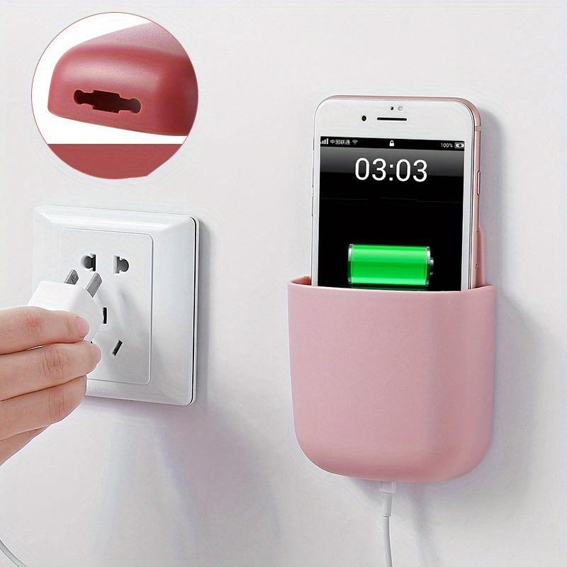 Wall Mount Storage Box for Remote, Phone Charger, and Accessories Modern Simple Design, Multi-Purpose Holder