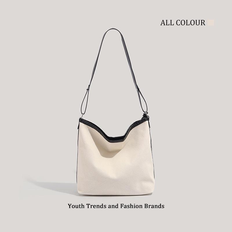 Four Seasons Large Capacity Canvas Tote Bag – 2025 Summer Casual Shoulder Bag