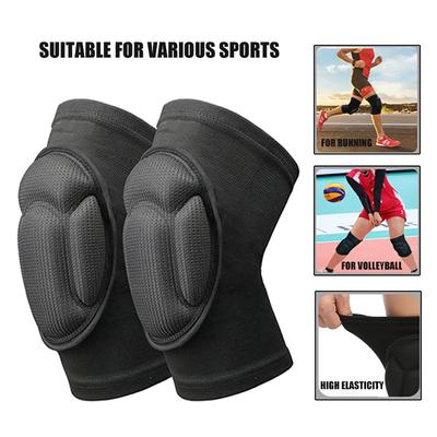 1 Par Förtjockat Skydd Sport Knäskydd Elastiska Knäskydd Stöd Träningsutrustning Basket Volleyboll Stödskydd Unisex