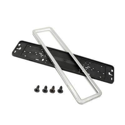 Car License Plate Frame Vehicle Number Plate Holder Automotive Accessory 53.5x13.5x1cm EU