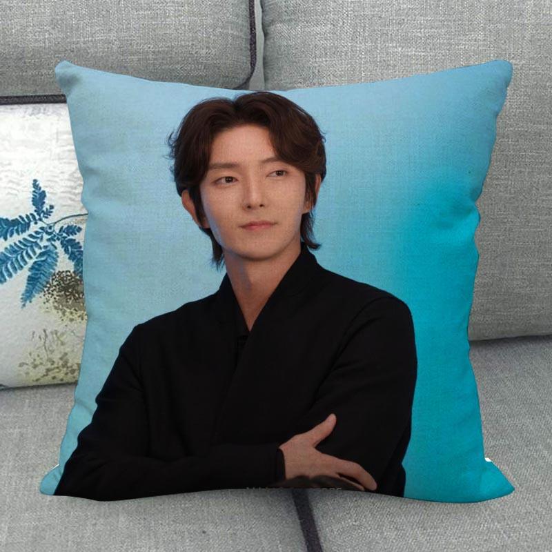 LEE JOON GI Pillowcase Home Textile Cotton Linen Fabric 45x45cm One Side Decoration Pillow Cover New WJY12.25