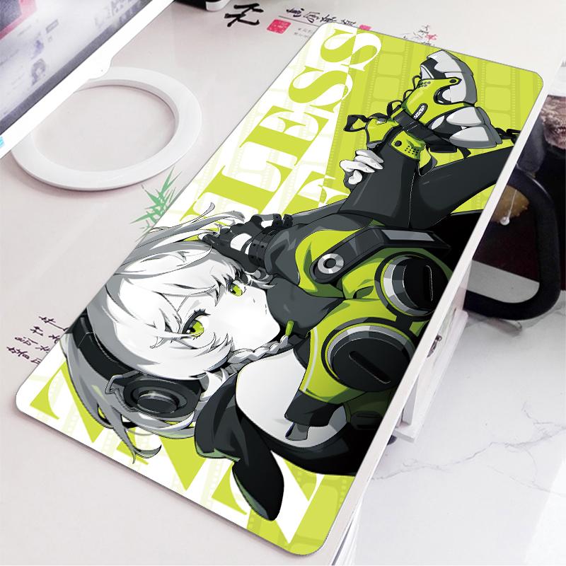 ZZZ Gaming Hoshimi Miyabi Ye Shunguang Tappetino Mouse Evelyn Ellen Zenless Zone Zero Tappetini da Scrivania per Tastiera XXL Ragazze Anime Tappetino Mouse