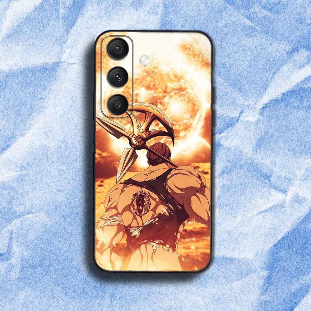 SDS S-Seven Deadly S-Sins Phone Case For Samsung S 25,24,23,22,30,21,10,9,Ultra,Plus,Lite,FE,4,5G Black Soft Case