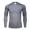 Camiseta Deportiva de Compresión de Manga Larga de Secado Rápido para Hombre