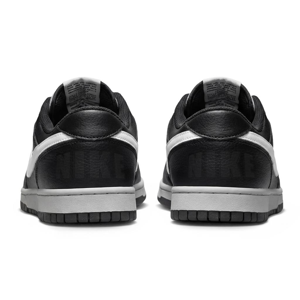 Nike Dunk Brandy Abrasion Resistant Slip Resistant Low top Skateboard Shoes Men's Black White 355152-017(Team210-C)