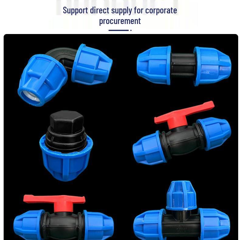 PE Quick Connect No Hot Melt Repair Set: 4/6-Min Water Pipe Quick Release Fittings