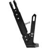 Qiilu Motorcycle Side Stand, Frames and Fittings, Crutches, Motorcycle Accessories, Side Support Bracket for Adjustable CNC Tripod Foot