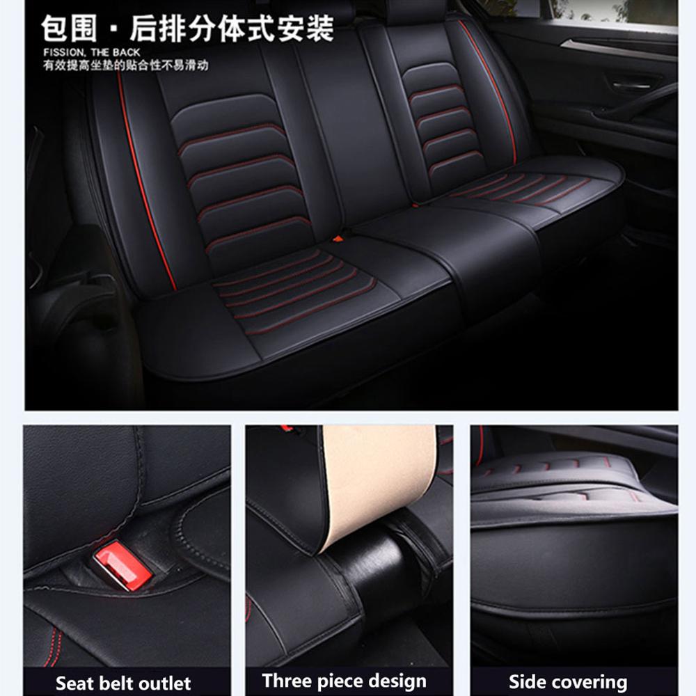 Car Seat Cover for Polo Sedan Volkswagen Touran Touareg Passat B8 Jetta VW Golf 5 67 T5 Caddy Amarok Scirocco T-roc Vehicle Part