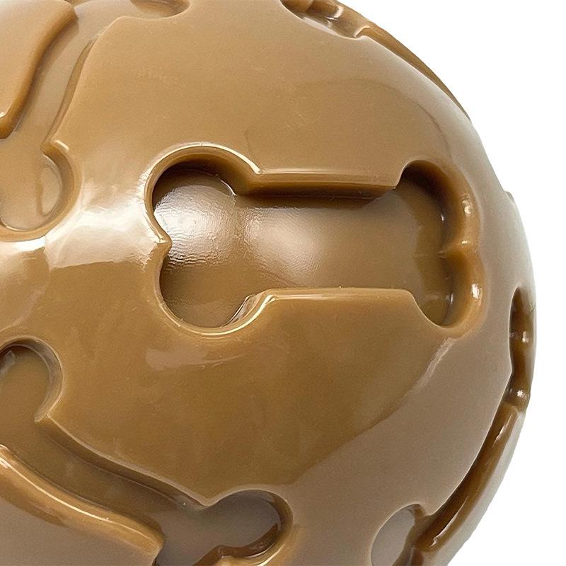 Durable Chew Ball: Interactive Treat Dispenser for Mini & Small Dogs - Fun, Educational, Easy-to-Clean Toy