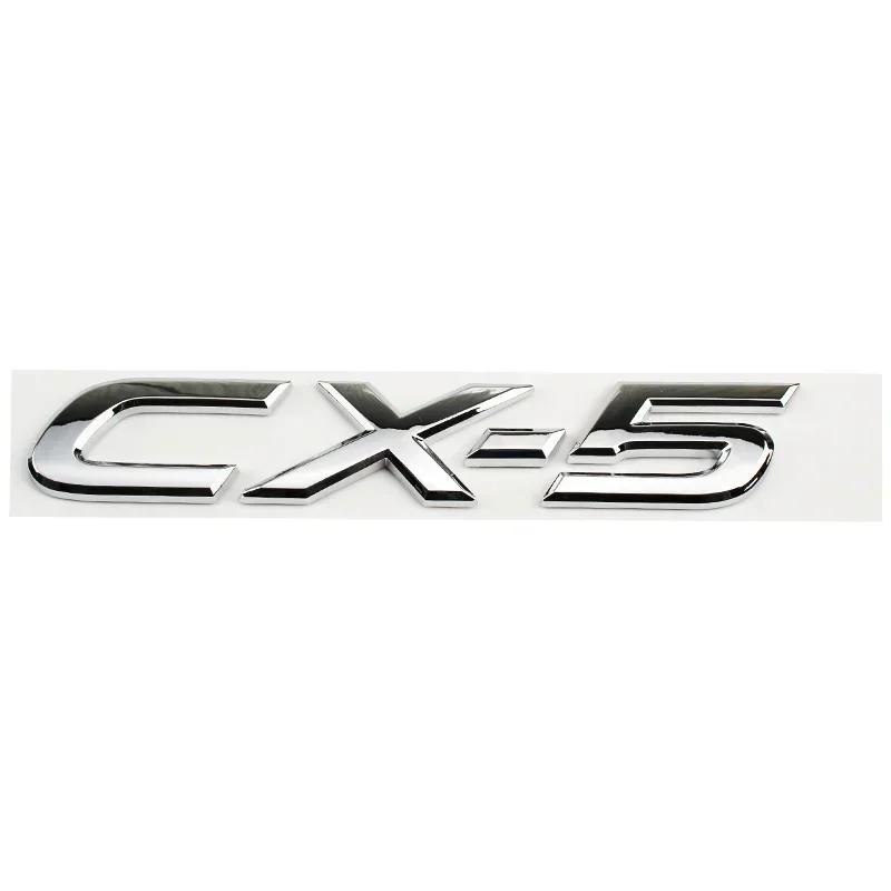For Mazda CX4 CX5 CX7 Body Decoration Accessories Car ABS Rear Trunk Words Letters Logo Badge Emblem Decals Sticker hkwmg66