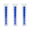 7 Inch Blue Striped Rain Gauge For Outdoor Large Font Rain Gauge With Thickened Plastic Large Digital Rain Gauge Tube
