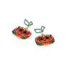 Gift Zinc Zinc Alloy Halloween Ear Stud Rhinestone Pumpkin Earrings Women's Earrings Pumpkin Stud Earrings